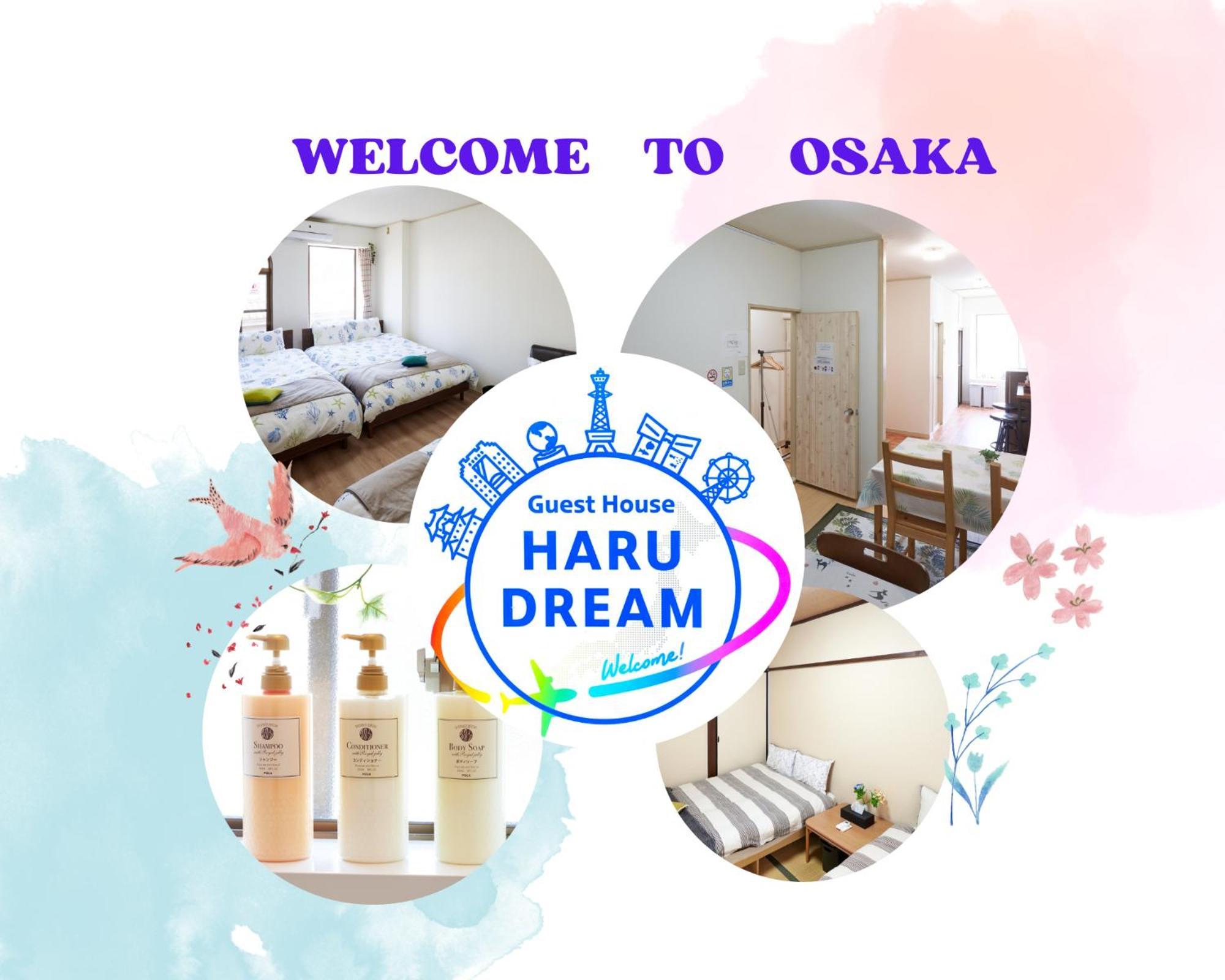 Guest House Haru Dream Shinimamiya โอซาก้า ภายนอก รูปภาพ